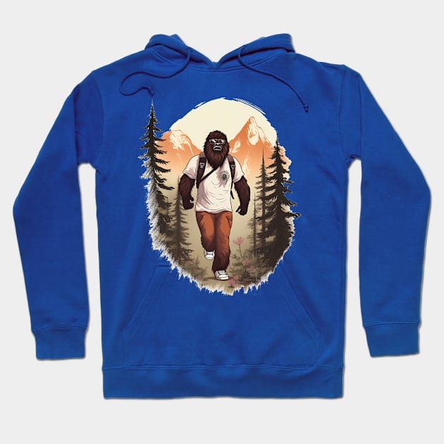 Dope Sasquatch in Nature Hoodie by Grassroots Green